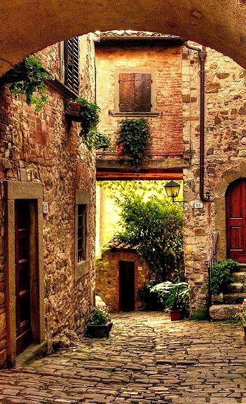 Ancient Street, Tuscany, Italy