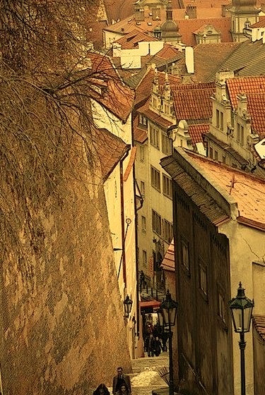 Ancient Street, Prague, Czech Republic