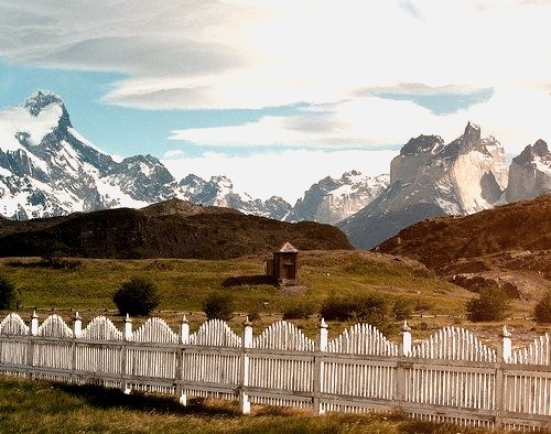 by samuellebarron on Flickr.Torres del Paine National Park seen from the visitors center in Patagonia, Chile/Argentina.