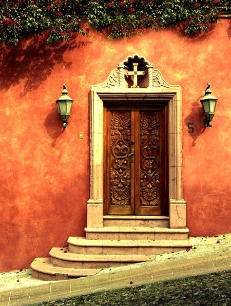Wooden Door, San Miguel de Allende, Mexico