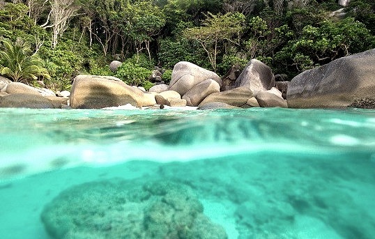 Secret Cove in Similan Islands, Thailand