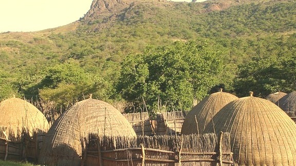 Traditional beehive huts in Ezulwini, Swaziland