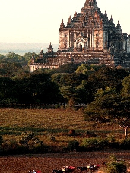 Wandering round temples, Bagan, Myanmar