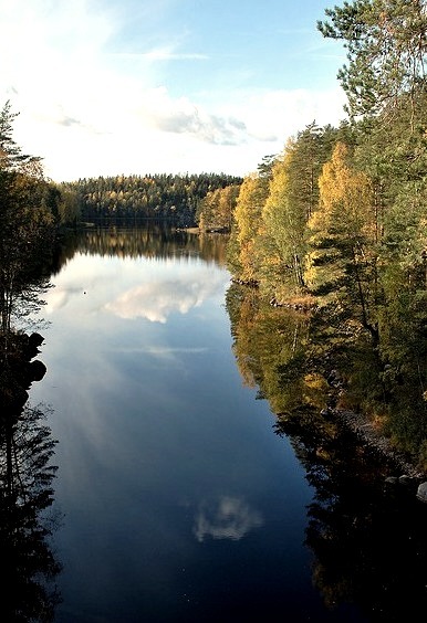 Calm waters in Repovesi National Park, Finland