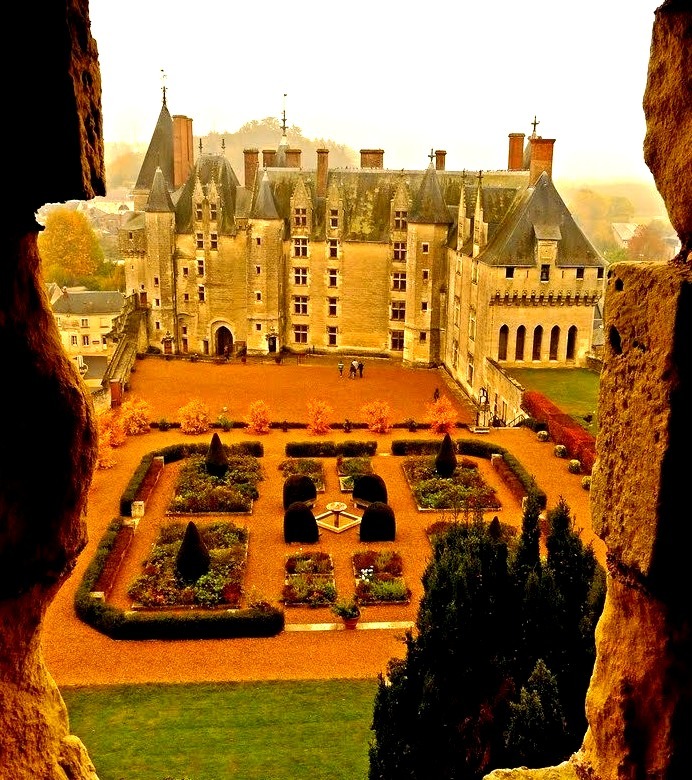 Chateau de Langeais, built in 15th century, Indre-et-Loire / France
